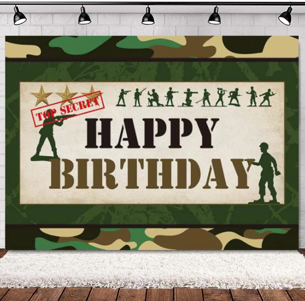 

Армейский солдат на день рождения, фотография, фон, армейский зеленый камуфляж, торт, стол, баннер, фон, фото студия, реквизит, плакат