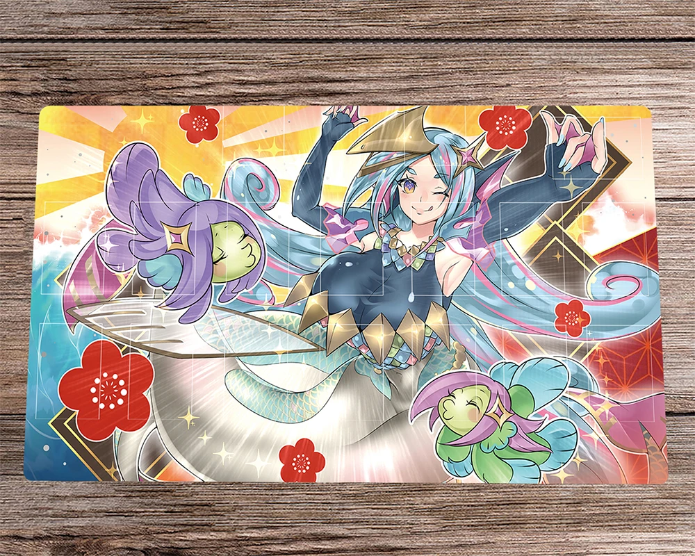 

YuGiOh Playmat Amabie-San TCG CCG Trading Card Game Mat OCG Duel Board Game Mat Rubber Desk Pad Anime Mouse Pad Free Bag 60x35cm