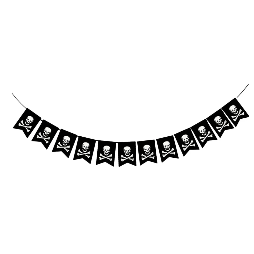 

Partypirate Banner Decorations Flag Wall Hanging Bunting Garland Roger Jolly Suppliesornament Decoration Garlands Favors