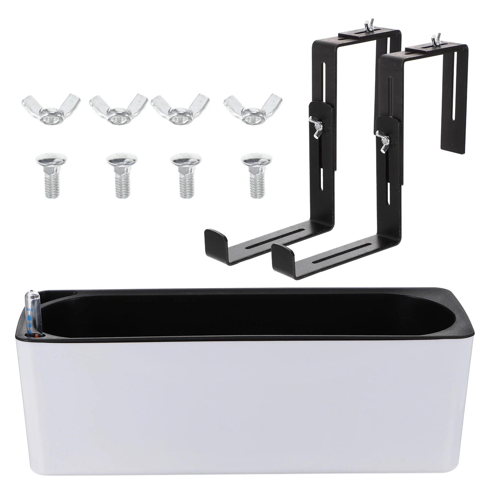 

1 Set Rectangular Automatic Water-absorbent Flower Pot Plastic Flowerpot