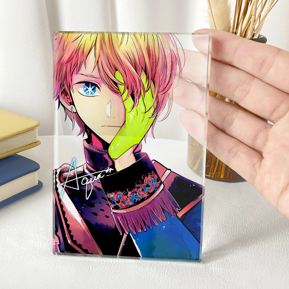 Аниме Oshi no Ko Hoshino Ai Akuamarin rubii Косплей кристаллическая подставка Дисплей Модель