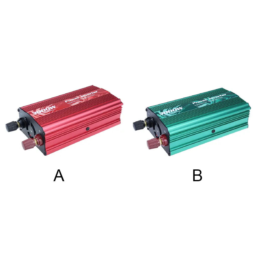

Sine Wave Automotive Power Inverter 3000W Solar DC 12V to AC 110V Overload Protection Emergency Converter with Clip