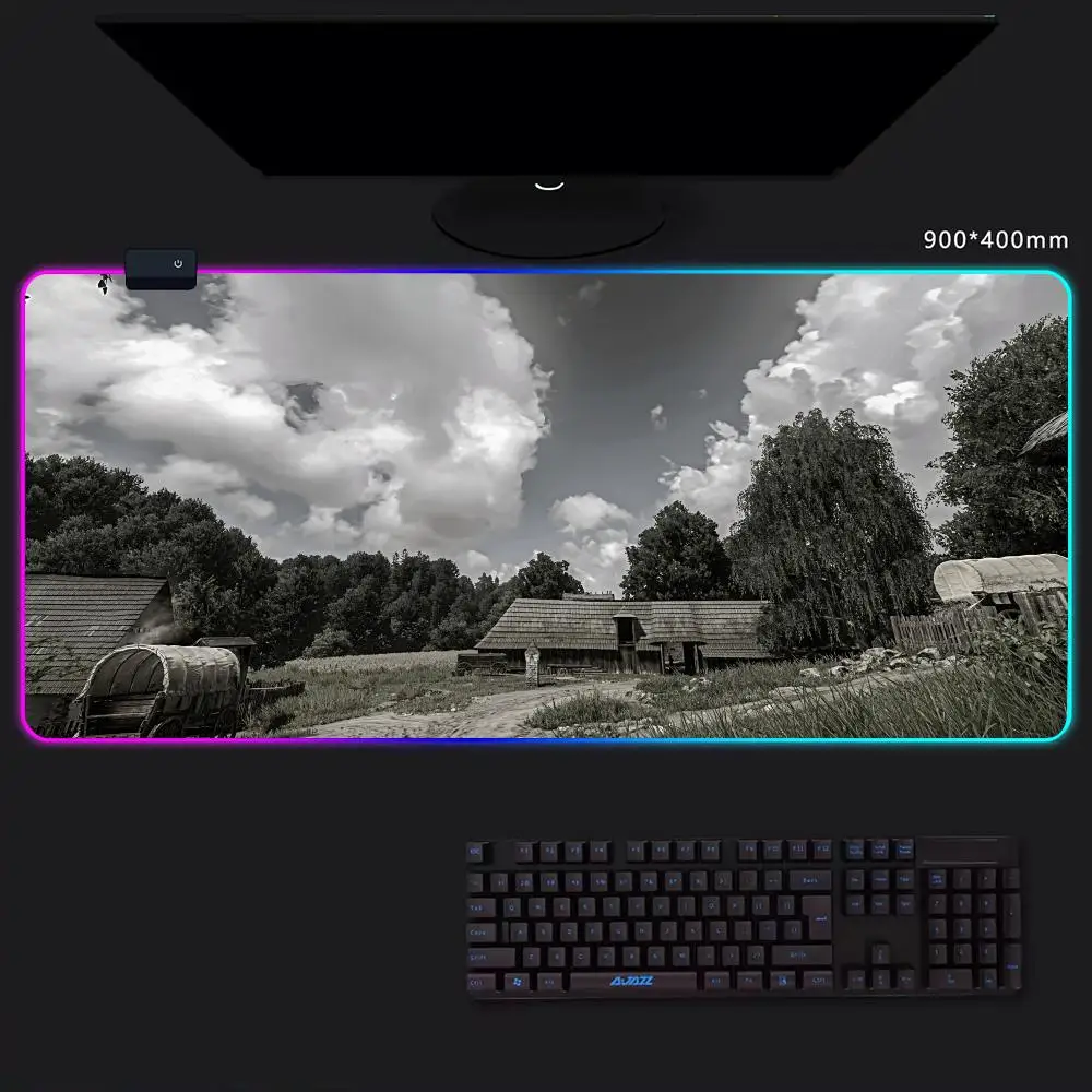 KCD2 Коврик для мыши Игровой плеер RGB ПК Геймер Мальчики такие как PS5 Клавиатура