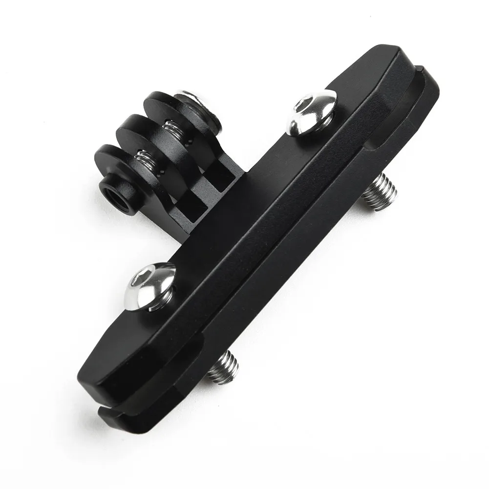 

Black CNC Aluminum Alloy Bike Sports Camera Fixing Mount Holder Stand Base For Gopro Hero6/5/4/3 Bicycle Accessories