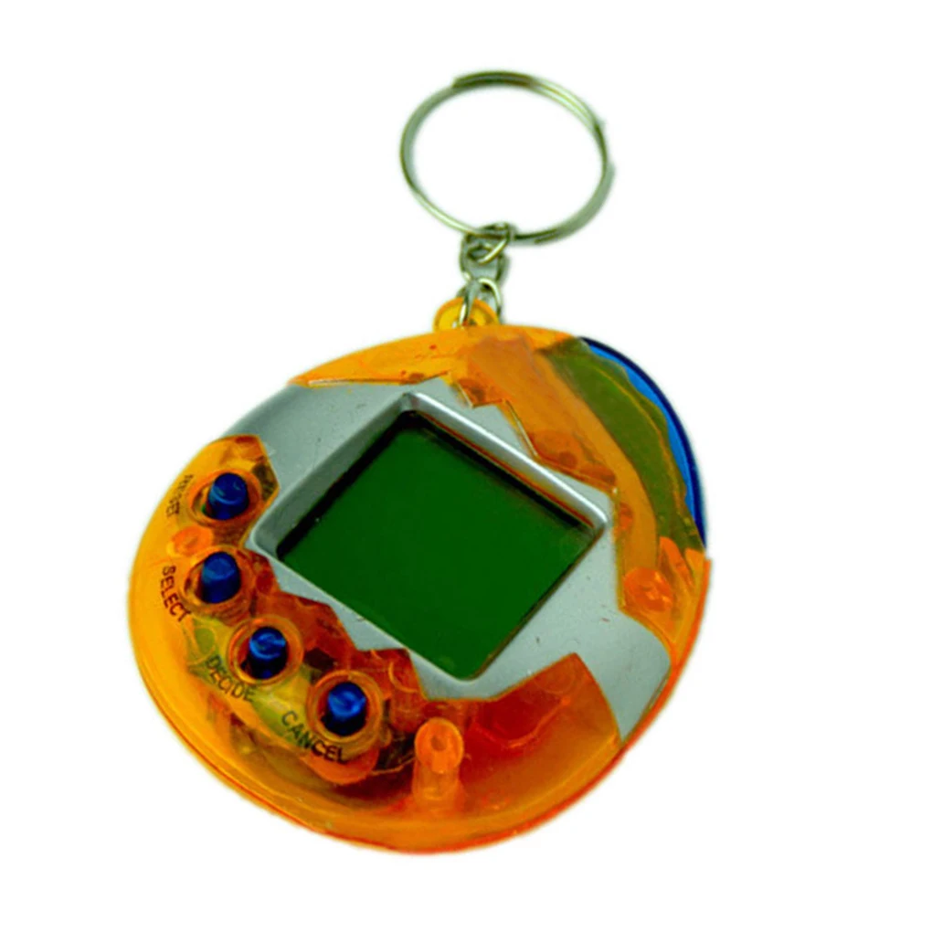 

Portable Pocket Electronic Pets Keychains Toys Multi-colors Funny Nostalgic Virtual Cyber Pet Toy For Childern