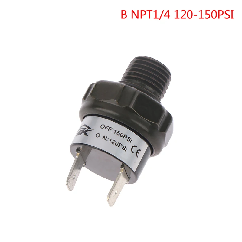 

1 шт. сверхмощный 1/4 NPT воздушный компрессор, регулирующий клапан 70-100PSI 90-120PSI 120-150PSI