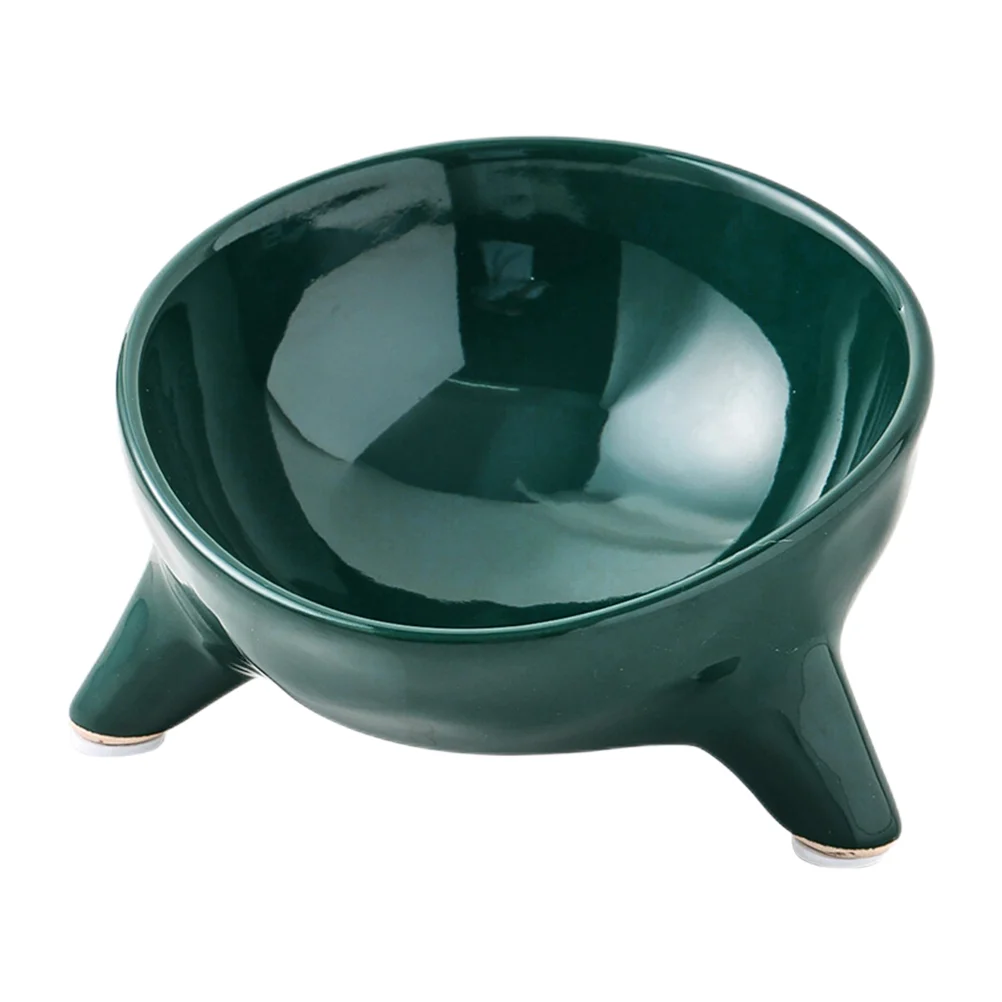 

Bowl Cat Ceramic Raised Dog Water Pet Bowlsfeeder Elevated Tilted Dish Non Skid Container Puppy Kitten Anti Guard Neck Faced