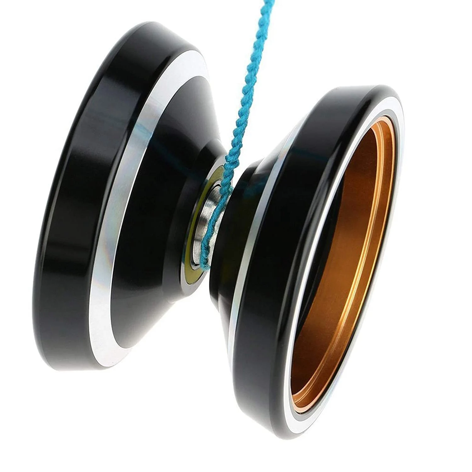 Фото Распродажа MAGICYOYO Professional Non-Responsive Yoyo M001-B, йойо из алюминиевого сплава с металлическим кольцом, промежуточное йойо + дополнительная 5-струнная + сумка №2