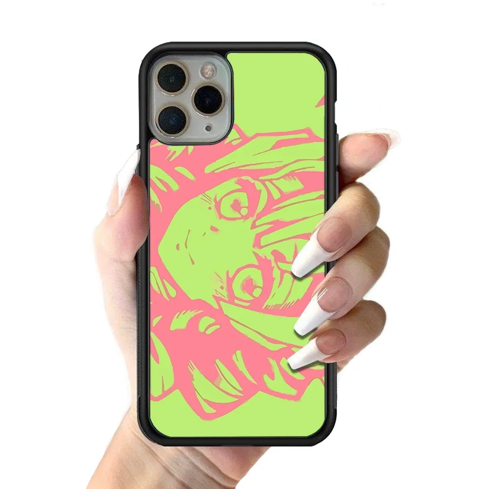 Demon Slayer Phone Case Silicone PC+TPU Case For IPhone 14 11 12 13 Pro Max 8 7 6 Plus X XR Hard Fundas