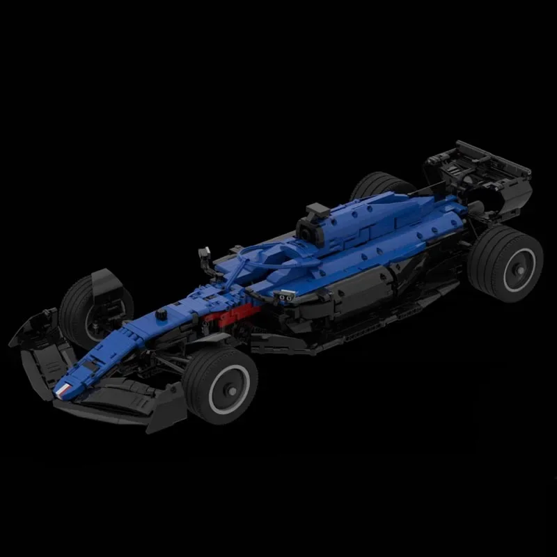 Фото Новый Технический MOC- 119167   Альпийский A522, масштаб 1:8, модель гоночного автомобиля, строительные блоки, кирпичи, детские игрушки, подарки на день рождения №2