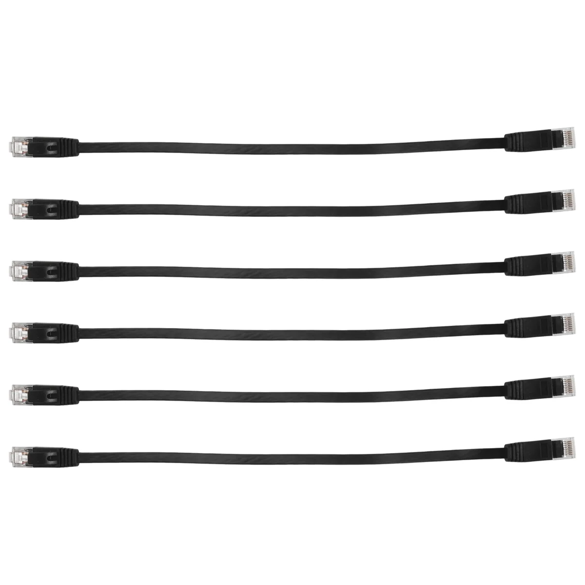 6 шт. плоский сетевой кабель 1 фут