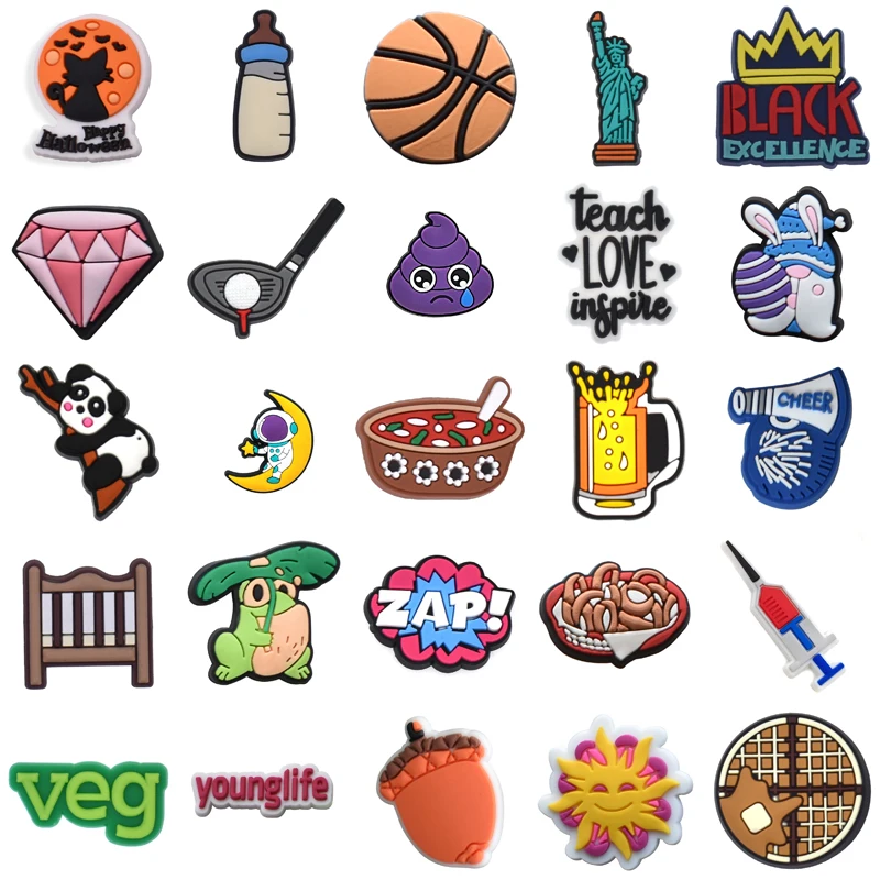 

Decorations for Crocs Wholesale Bulk Girl Men Women Charm Boy Kids Packs Set Jeans Shoe Charms Para Pins Gifts Shoes Accessories