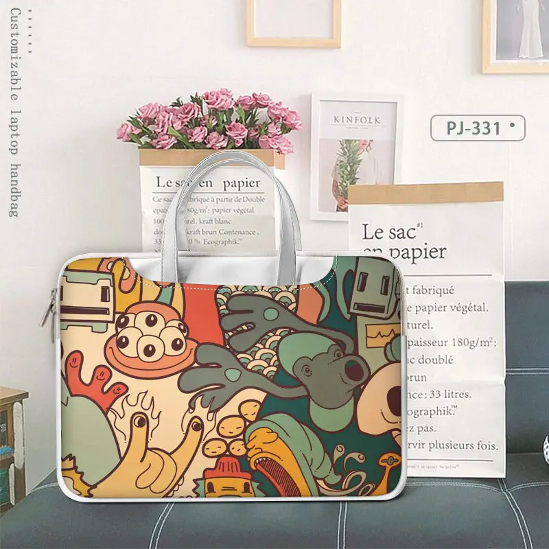 

Сумка-чехол для ноутбука, чехол для Macbook Air Pro 13 12 14 15,6 16 дюймов, сумка для ASUS Lenovo Dell Huawei, водонепроницаемый чехол для переноски