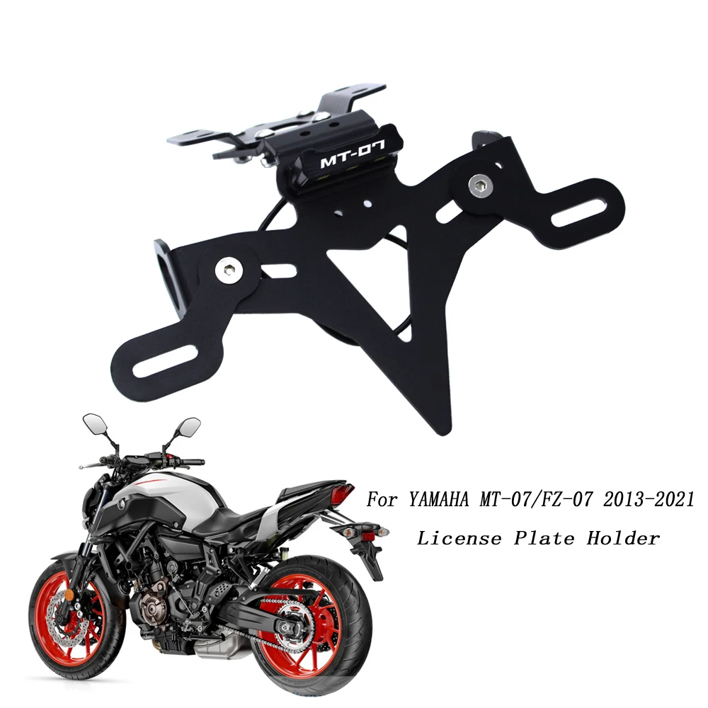 

For Yamaha MT-07 MT 07 FZ-07 MT07 2013-2021 Motorcycle License Plate Holder Fender Eliminator Registration Bracket