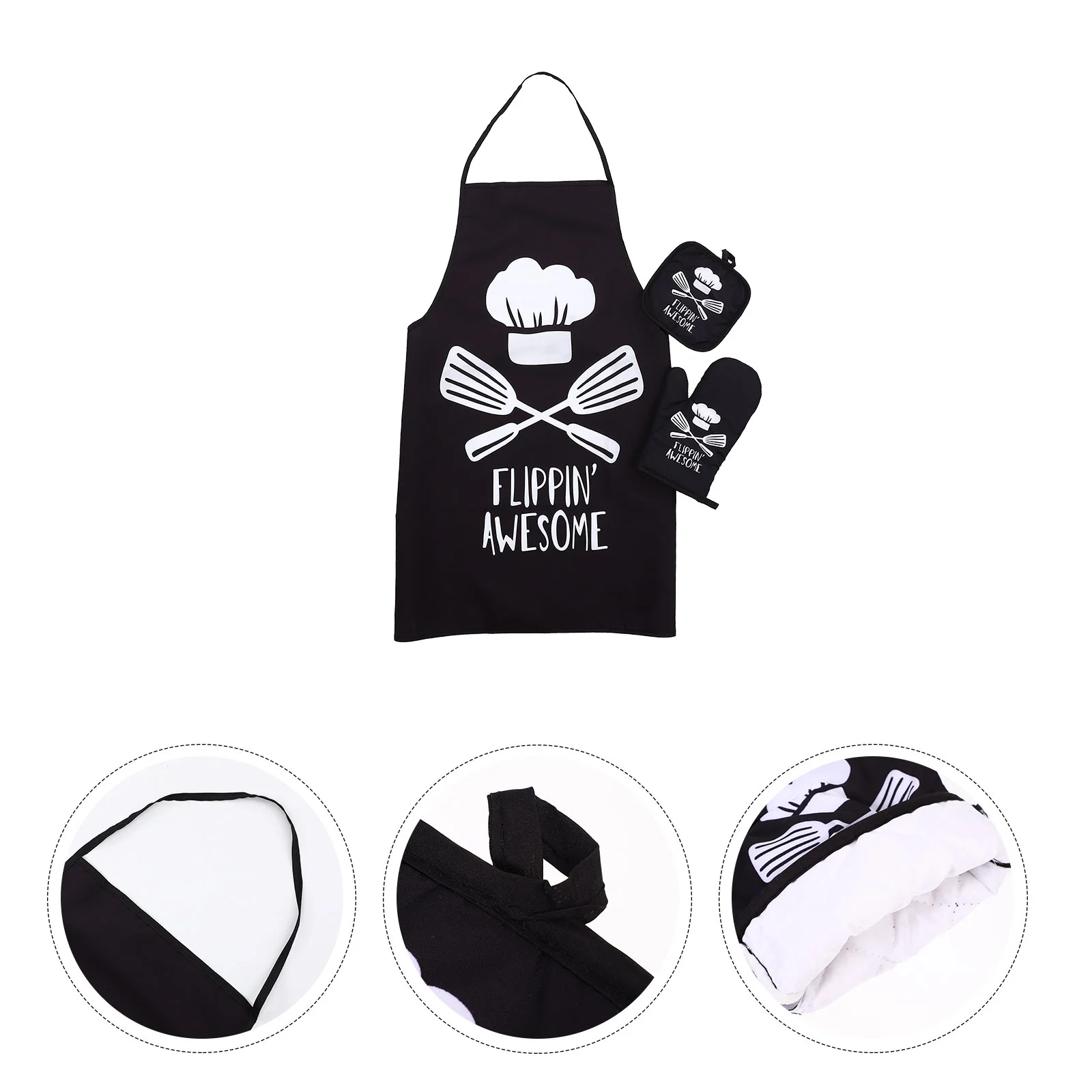 

Apron Aprons Kitchen Cooking Mitts Oven Glovesbaking Grill Men Pot Mittens Mats Heat Grilling Bbq Chef Mitt Holder Hot Oil