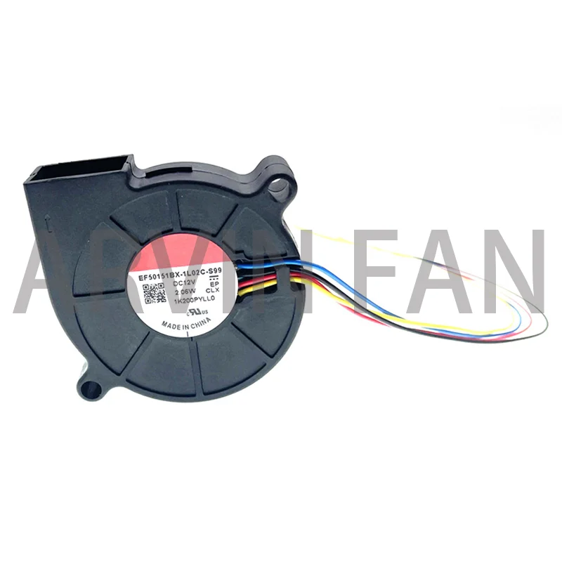 Вентилятор для 3D-принтера, 50 мм, 5015, 12 В, ШИМ, 4 провода, 2,06 Вт, 50x50x15 мм, двойной шарикоподшипник