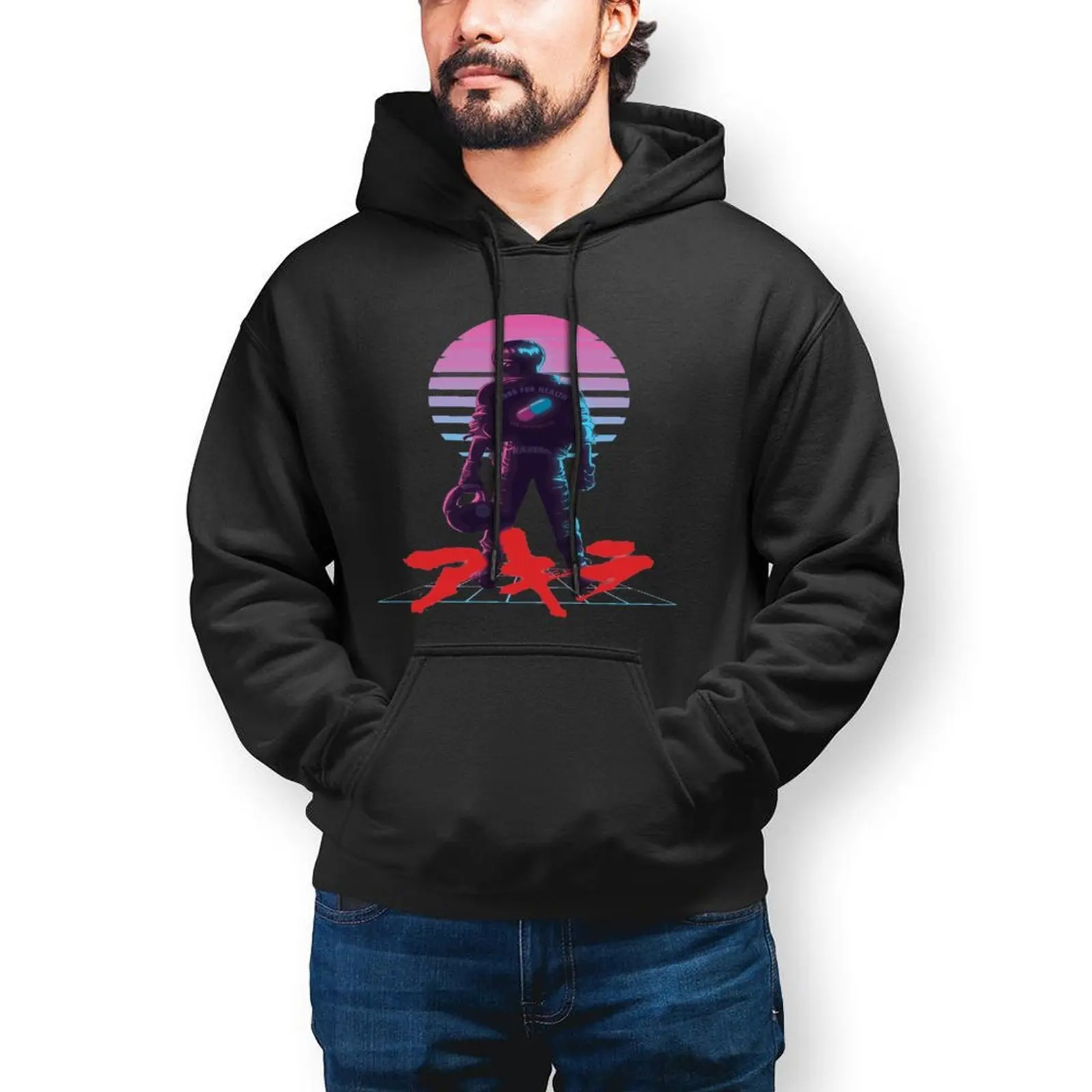 

Akira Casual Hoodies Inspired Kaneda Y2k Cotton Hooded Shirt Winter Long Sleeve Street Wear Oversized Pullover Hoodie Gift