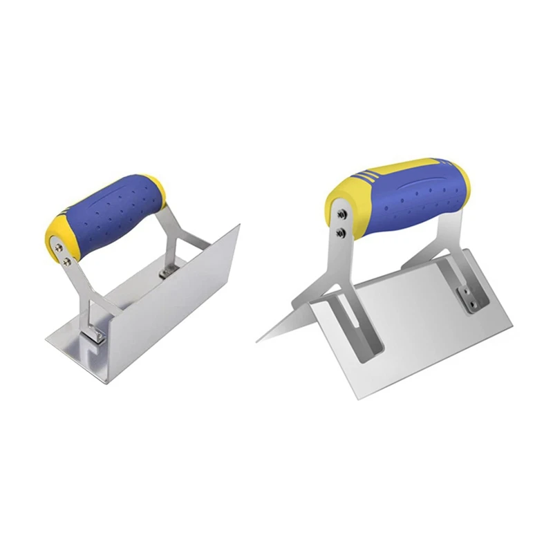 

Drywall Corner Tool Concrete Edger, 6X2.5In Inside Corner Trowel Stainless Steel Sheetrock Corner Shaping Trowel Tool Durable