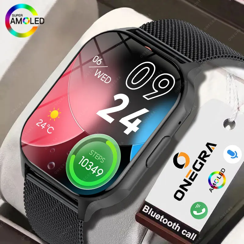 

2023 New AMOLED Smart Watch Ladies Sports NFC Health Monitoring 1.9-inch Full Touch Screen Bluetooth Call Men's Smart Watch,