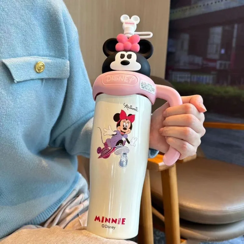 Соломенная чашка для льда Disney New Lotso Minnie Mickey 304 из нержавеющей стали большая