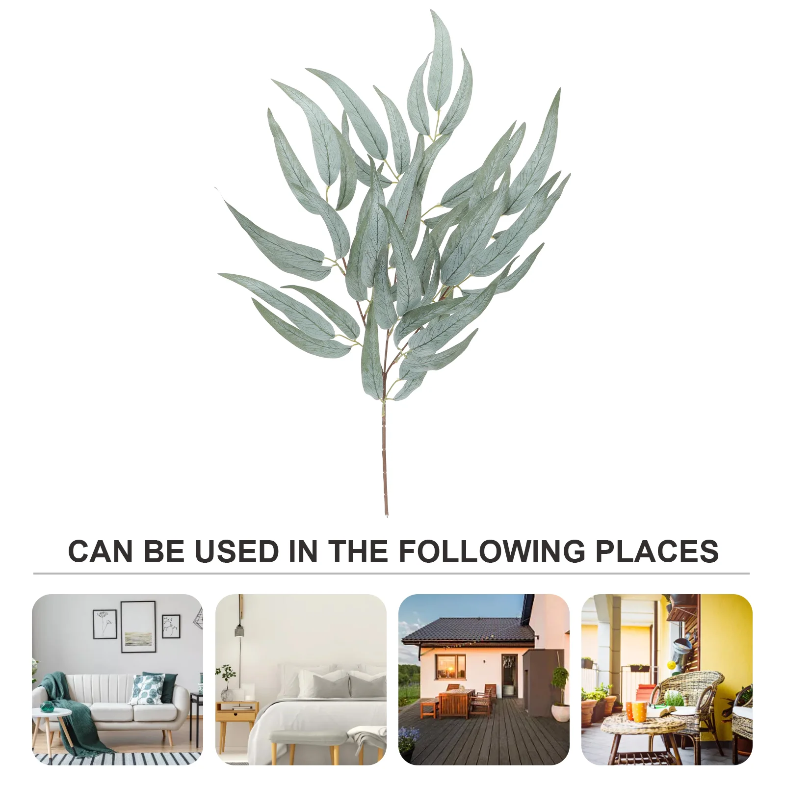 Искусственный стебель эвкалипта зеленые растения лист для DIY букет ваза Декор |