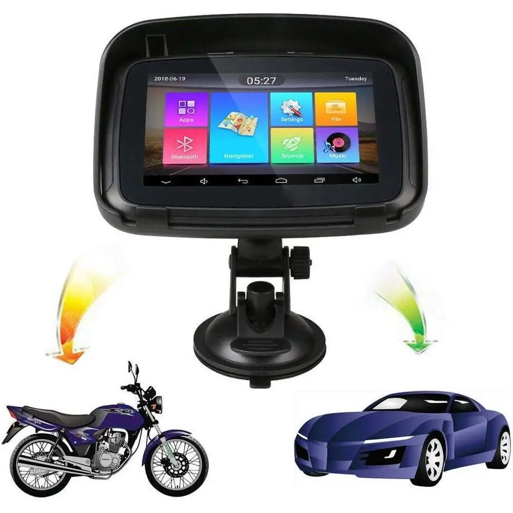 SAT NAV с 5-дюймовым TFT Android 6.0 Bluetooth Автомобильная GPS-навигация 1 ГБ DDR 16 Флэш-памяти Для