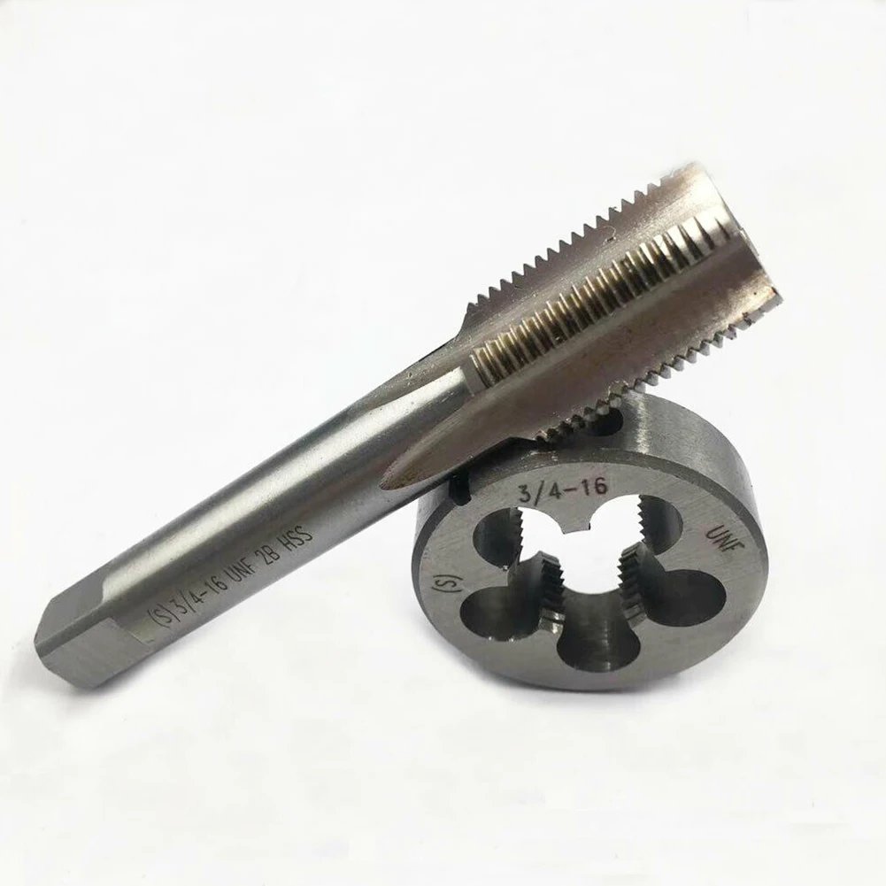 Description Picture 6 of item3/4" -16 TPI Tap And Die Set HSS Right Hand Thread 3/4-16 UNF Tap 3/4-16 UNF Die Metric Screw Thread Tap Drill Machine Plug Tap