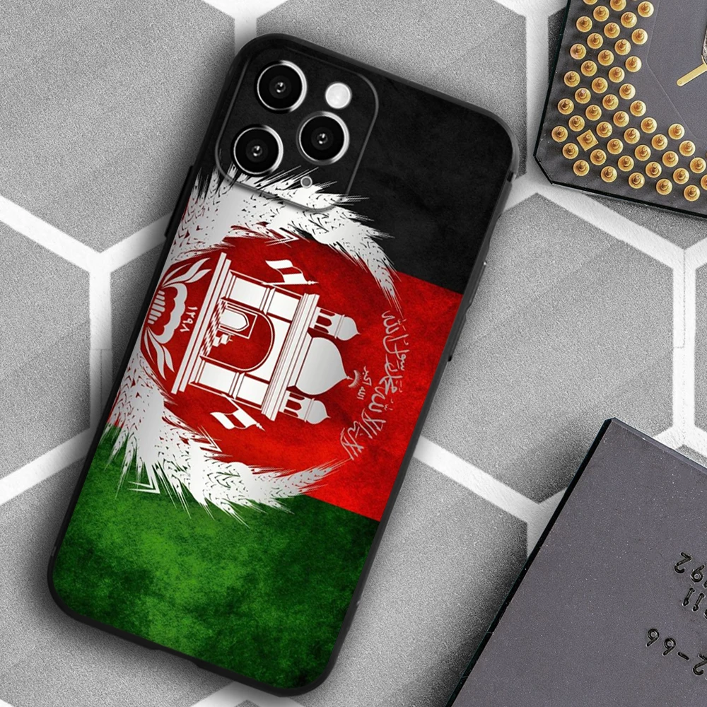 

Afghan Afghanistan Flag fashion Soft phone case for iphone 14 13 13PRO 12 12promax 11 11promax XS XSMax XR 8Plus protect shell