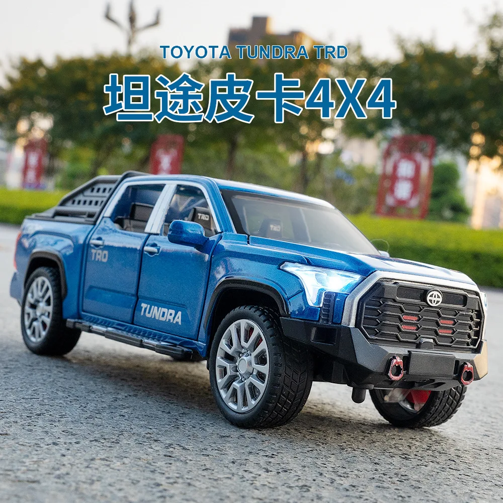 Металлическая литая под давлением модель внедорожника Toyota Tundra в масштабе 1:32 со