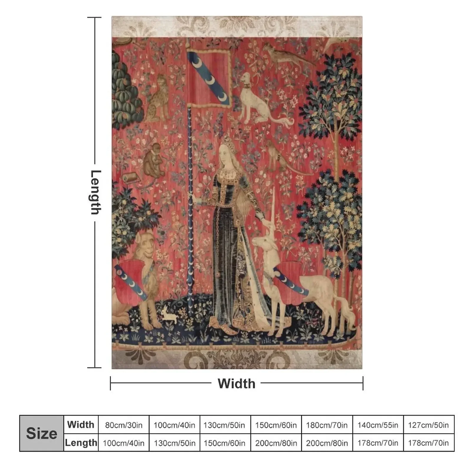 Touch - Гобелены с единорогом одеяло рождественские подарки декоративные одеяла
