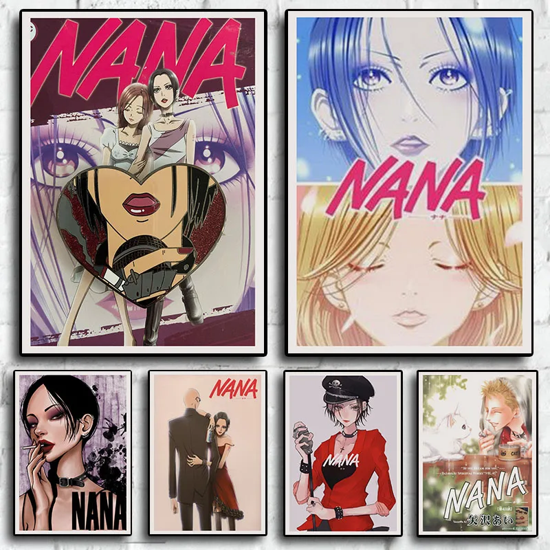 

Японский Классический Аниме принт Нана художественный холст плакат для гостиной Декор домашняя Настенная картина