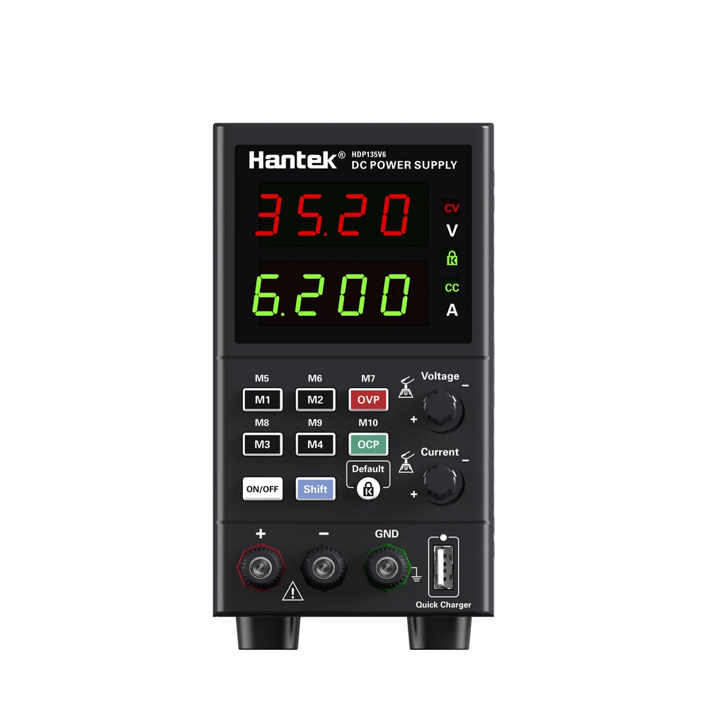 

Hantek HDP135V6A DC Power Supply 35V/6A LED Digita 18W CV/CC Laboratory Stabilized Power Supply Source Voltage Regulator Switch