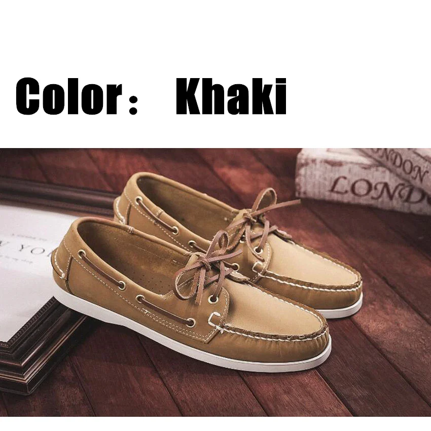 Повседневные топ-сайдеры Docksides из натуральной кожи для мужчин и женщин брендовые