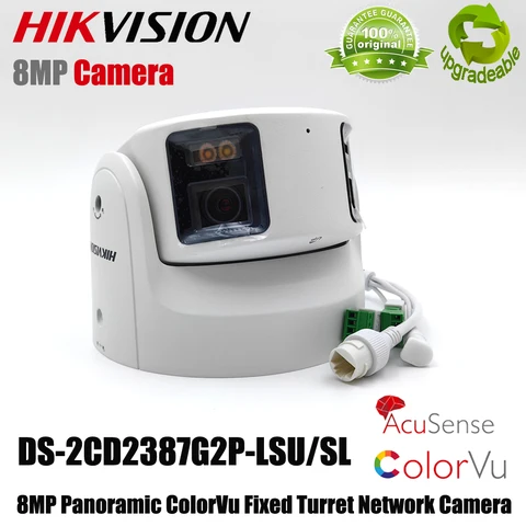 Оригинальный Hikvision DS-2CD2387G2P-LSU/SL 4K 8MP POE