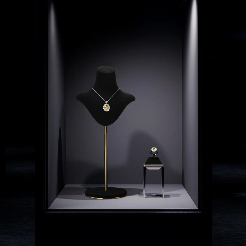 Металлическое ожерелье Superfiber подставка для демонстрации фигурка модель