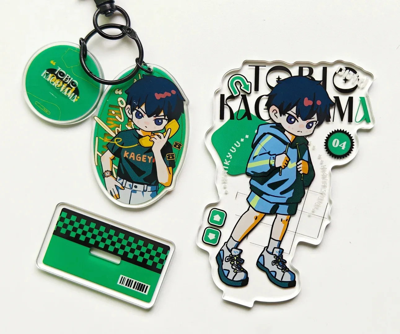 Kenken Nishizawa аниме брелок для ключей мужчин женский настольный декор стоячий