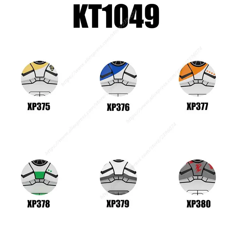 

1 шт., игрушечные фигурки-конструкторы KT1049 XP375 XP376 XP377 XP378 XP379 XP380