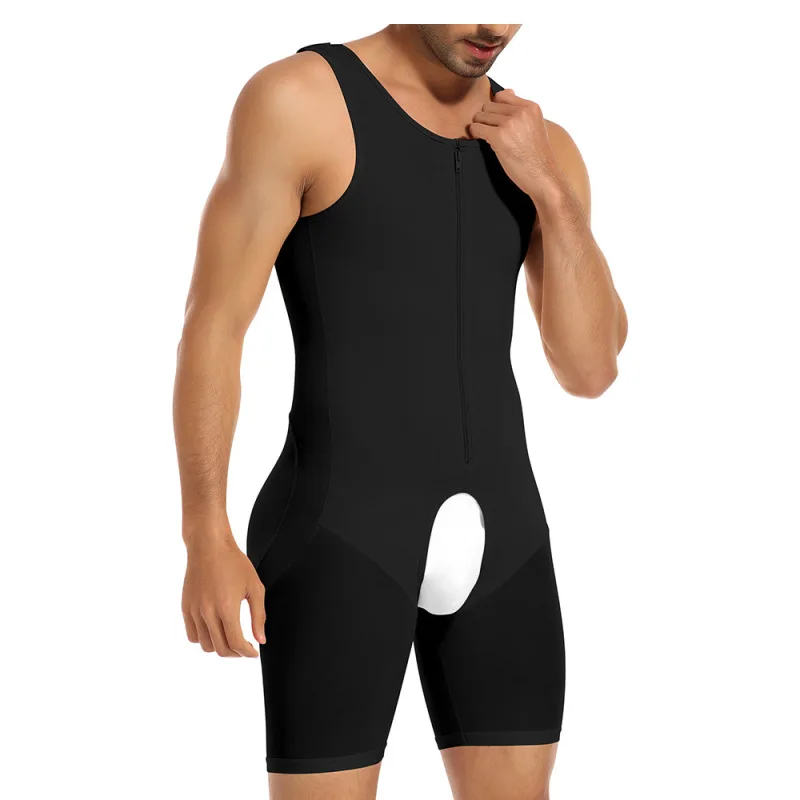 Men Shapewear Tummy Control Full Body Shaper Bodysuit Slim Waist Trainer Girdle Tight Abdomen Body-shaping Clothes