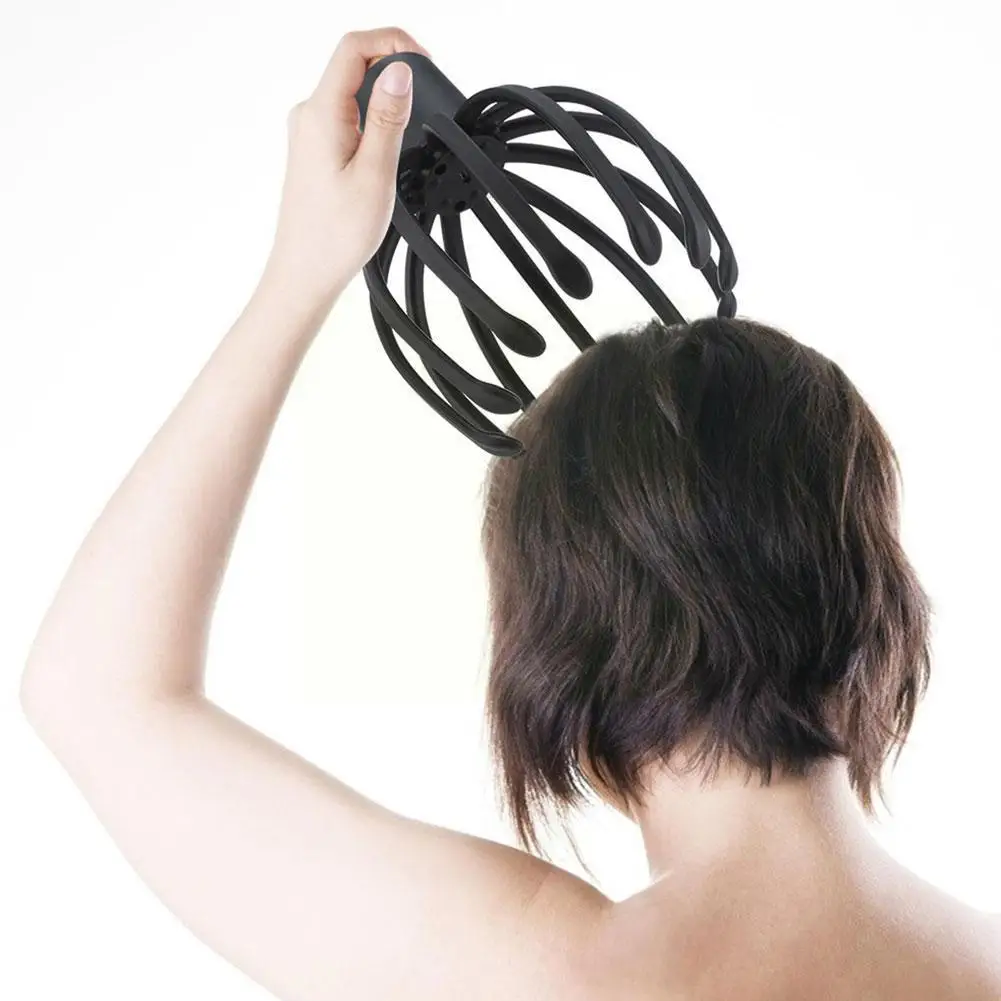 

Электрический массажер-Осьминог для головы, снятие стресса и скребок, терапевтический массажер для головы, снятие стресса, стимуляция волос R5N0