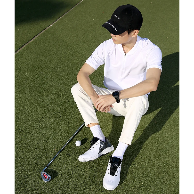 New Fashion Golf Shoes Men and Women Outdoor Golf Sneakers Grass Non-slip Training Shoes Men's Golf Walking Boots Size 37-47