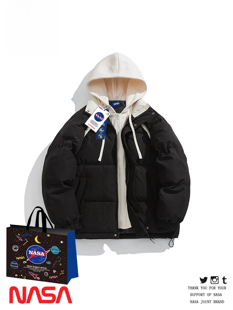  Joint Name Поддельная куртка из двух предметов на хлопковой подкладке мужская зимняя