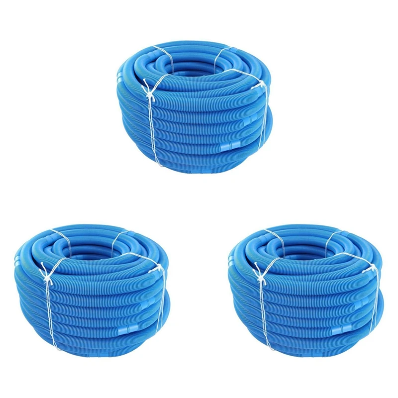 3Pcs 6. Swimming Pool Vacuum Cleaner Hose Suction Swimming Replacement Pipe Pool Cleaner Tool Swimming Pool Cleaning