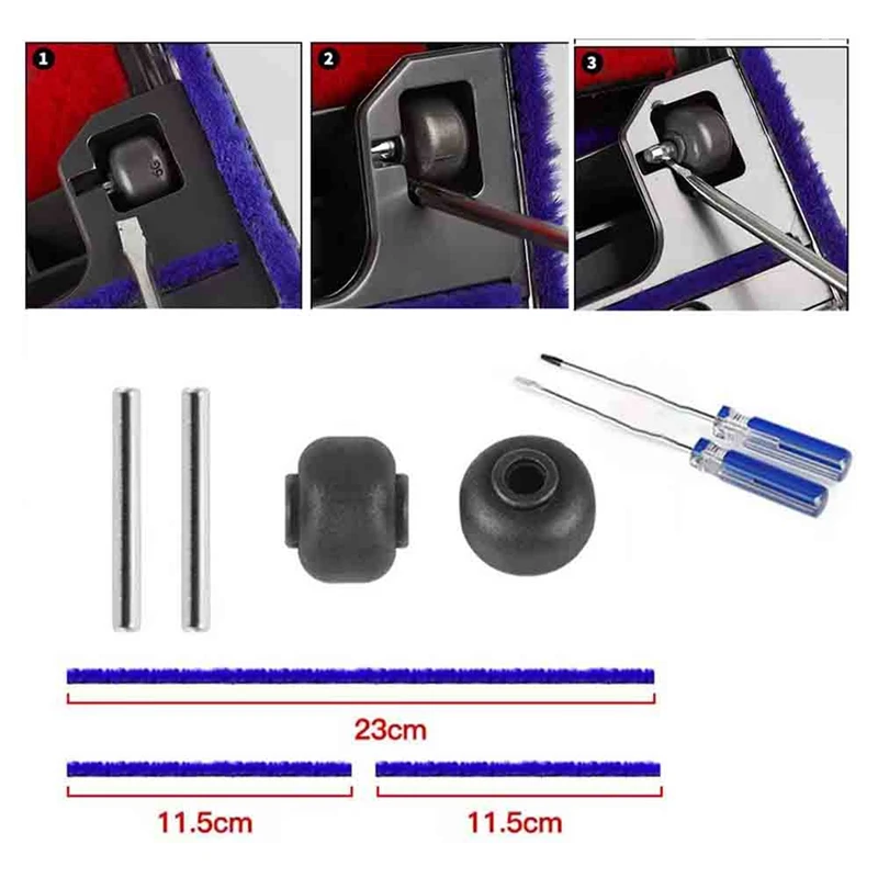 

Soft Plush Strips For Dyson V6 V7 V8 V10 V11 Vacuum Cleaner Soft Roller Head With Screwdriver Replacement Parts