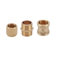 brass copper hose pipe fitting hex coupling coupler fast adapter connetor malefemale thread 18 14 38 12 34 1 bsp