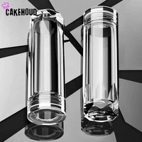 modern and simple double layer thickened thermos cup tea cup high end men%e2%80%99s gift crystal cup office car water cup heat insulatio