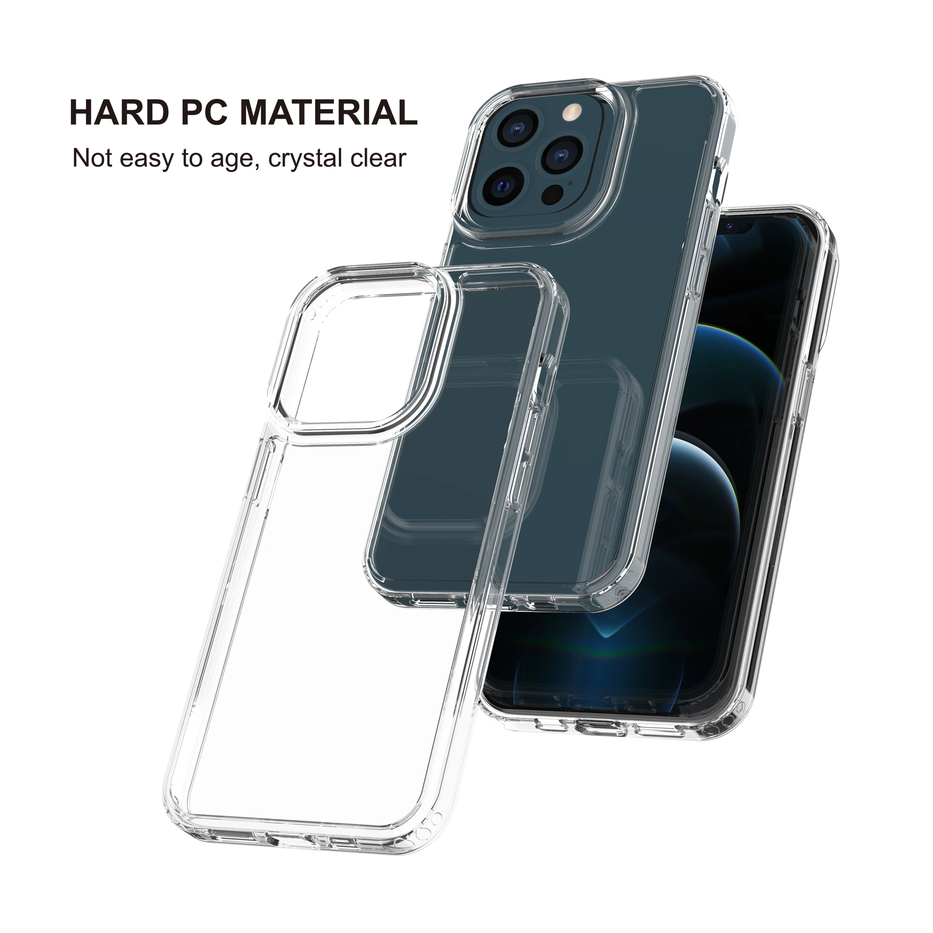 

Горячая Распродажа TPU + 2H PC Прозрачный Гибридный чехол для iphone