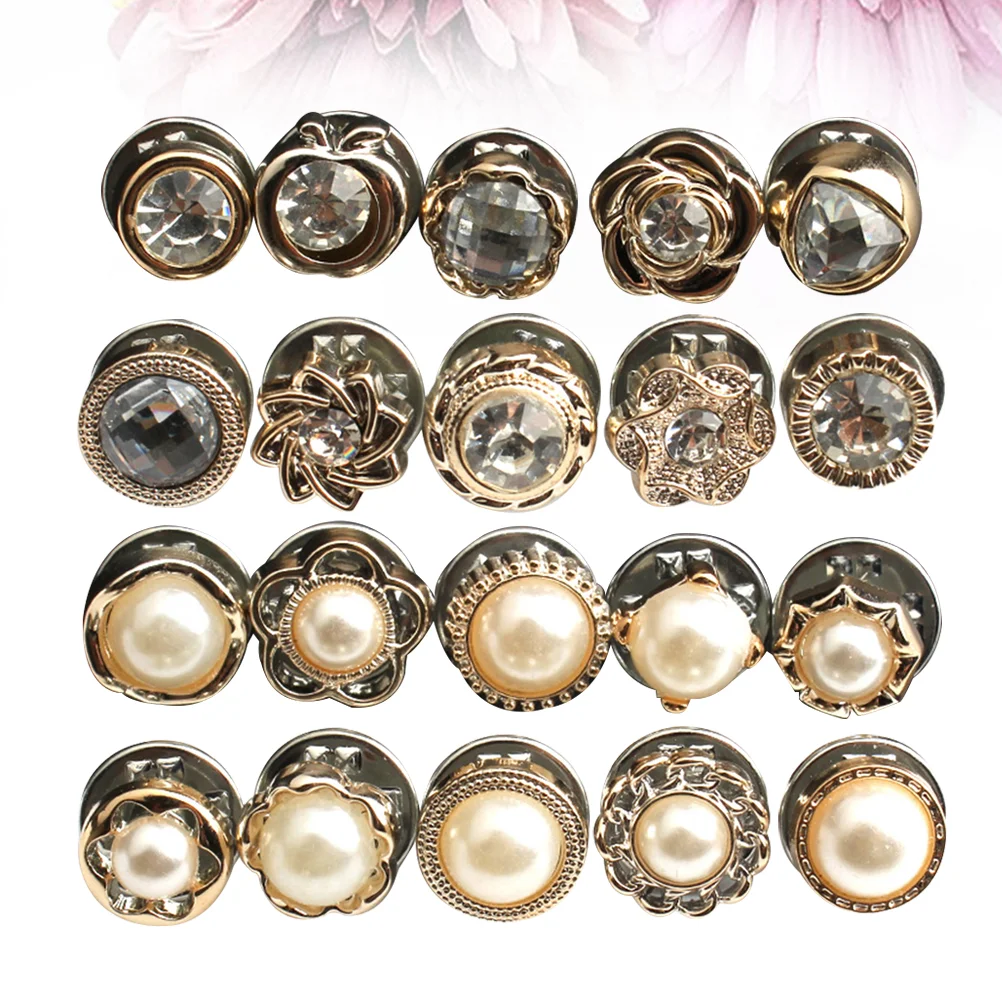 

40 Pcs Metal Snap Fastener Button Metal Buttons Press Upholstery Buttons Clothing Buttons Jeans Snap Buttons Clothes
