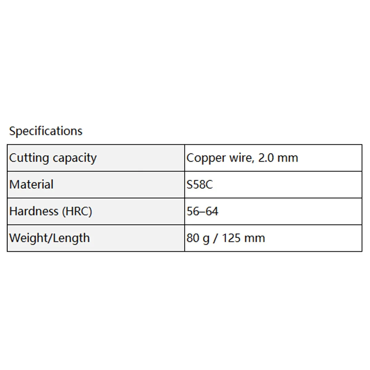 Фото Японские бокорезы WA-Nippers UT-125 125 мм из стали S58C, HRC56-64, для точной обрезки ювелирных изделий и медной проволоки №2