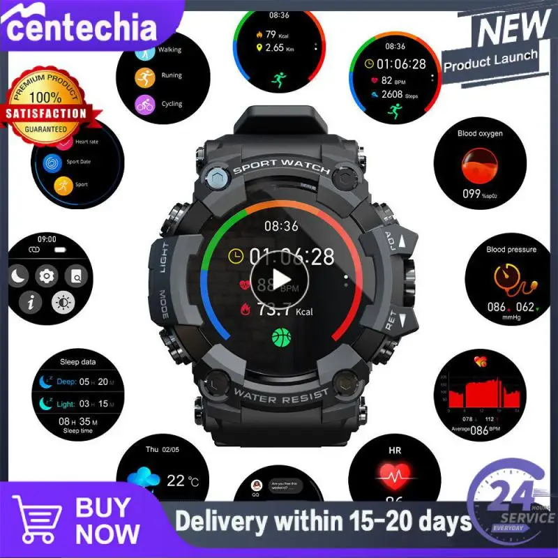 

1/2/3PCS 230mah Sport Watch Smart Watch Pedometer 1.28 Inch Fitness Tracker Smart Bracelet For Android Ios Touch Screen