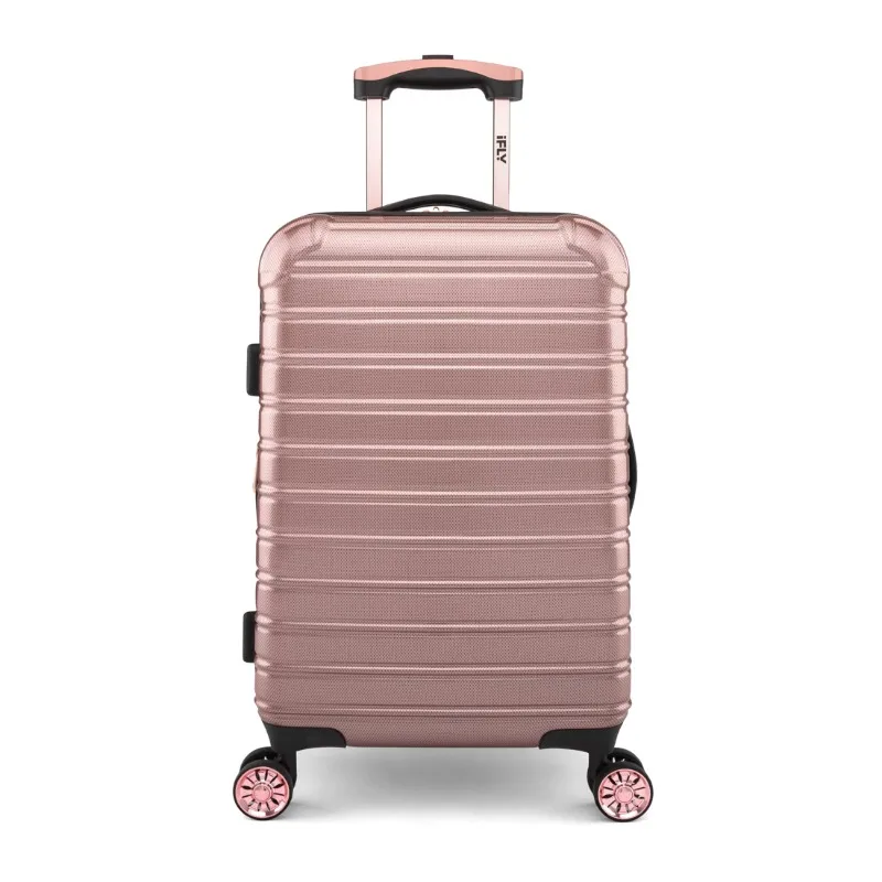 

iFLY Hardside Fibertech Carry-on Luggage, 20", Rose Gold